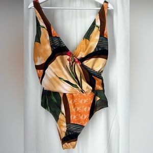 One Piece Swimsuit Bodysuit Women 2XL NWOT